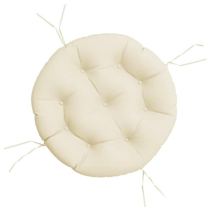 Pernă rotundă crem, Ø 60 x11 cm, țesătură Oxford - WALTI WALTI