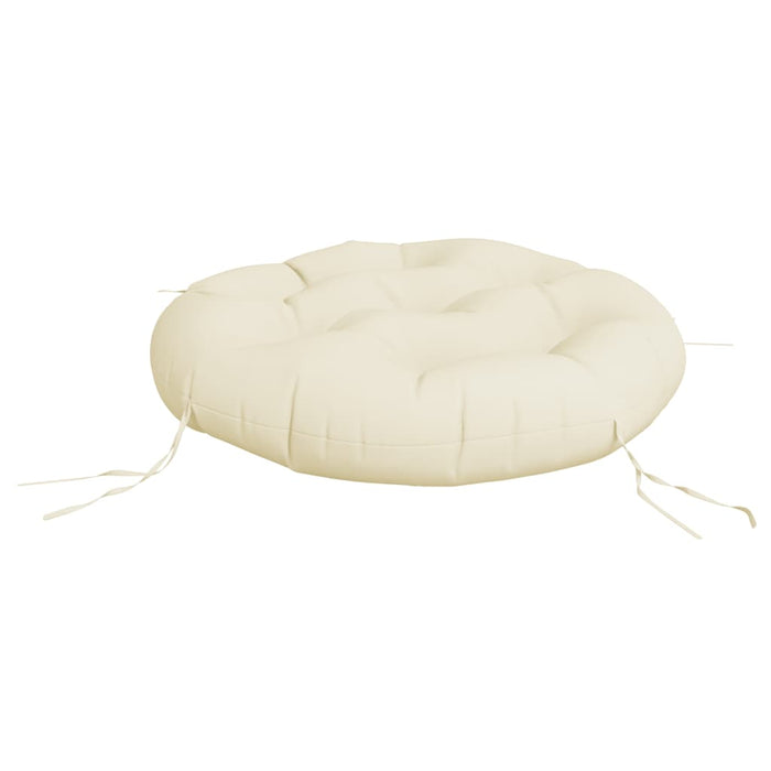Pernă rotundă crem, Ø 60 x11 cm, țesătură Oxford - WALTI WALTI