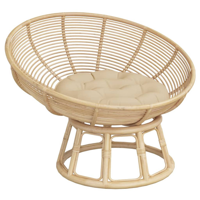 Pernă rotundă bej, Ø 60 x11 cm, țesătură Oxford - WALTI WALTI
