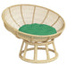 Pernă rotundă verde, Ø 60 x11 cm, țesătură Oxford - WALTI WALTI