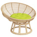Pernă rotundă, verde deschis, Ø 60 x11 cm, țesătură Oxford - WALTI WALTI