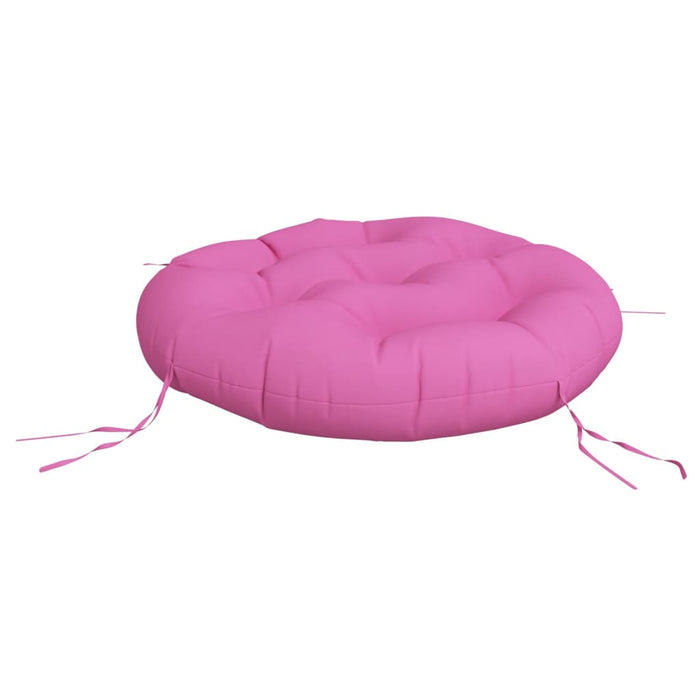 Pernă rotundă, roz, Ø 60 x11 cm, țesătură Oxford - WALTI WALTI