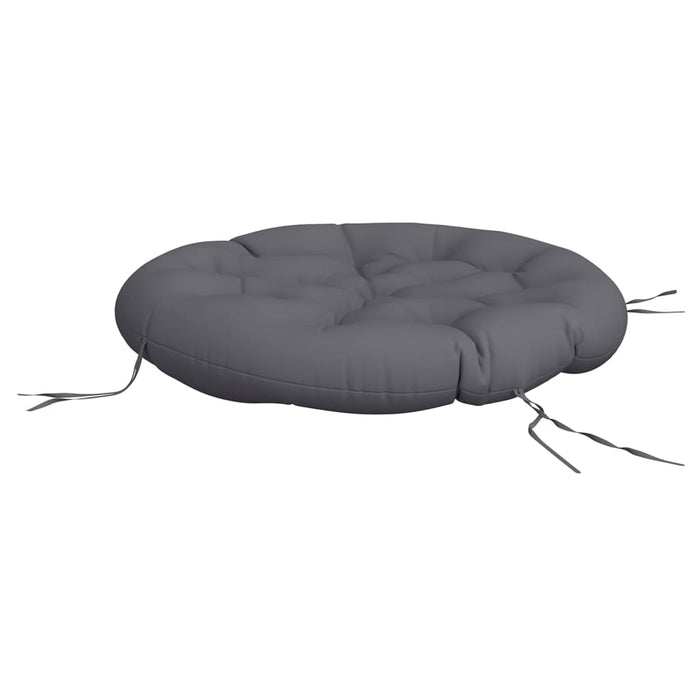 Pernă rotundă antracit Ø 100 x11 cm, țesătură Oxford - WALTI WALTI