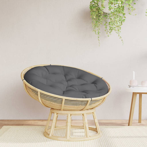 Pernă rotundă antracit Ø 100 x11 cm, țesătură Oxford - WALTI WALTI