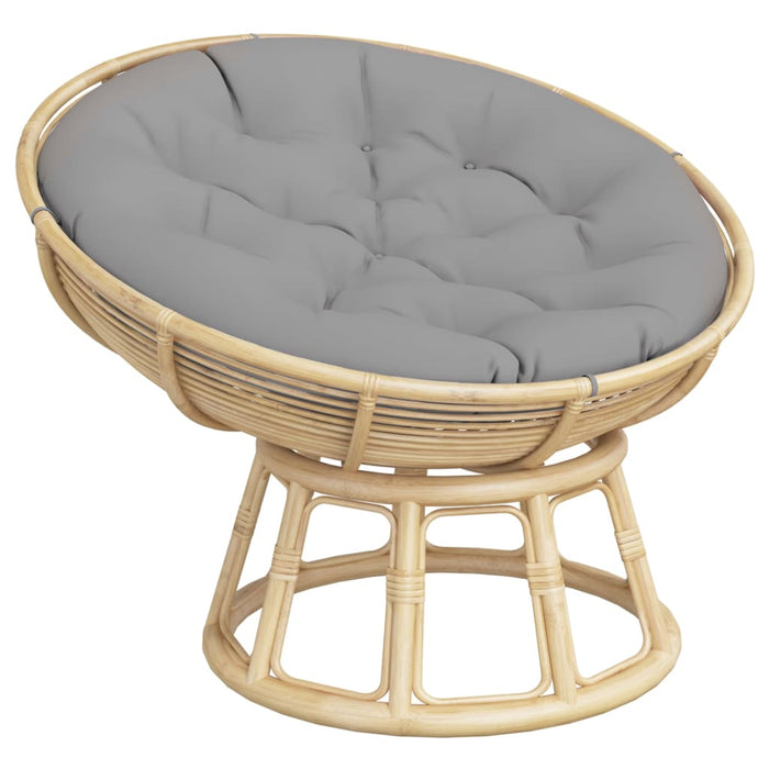 Pernă rotundă gri, Ø 100 x11 cm, țesătură Oxford - WALTI WALTI