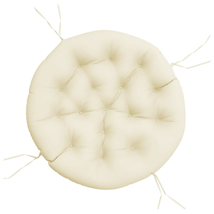Pernă rotundă crem, Ø 100 x11 cm, țesătură Oxford - WALTI WALTI