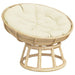 Pernă rotundă crem, Ø 100 x11 cm, țesătură Oxford - WALTI WALTI