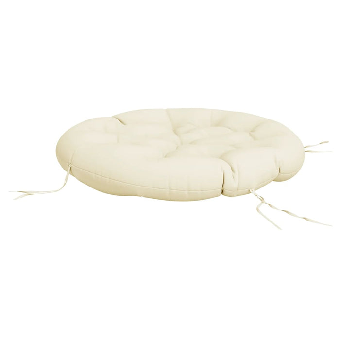 Pernă rotundă crem, Ø 100 x11 cm, țesătură Oxford - WALTI WALTI