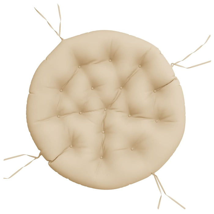 Pernă rotundă bej, Ø 100 x11 cm, țesătură Oxford - WALTI WALTI