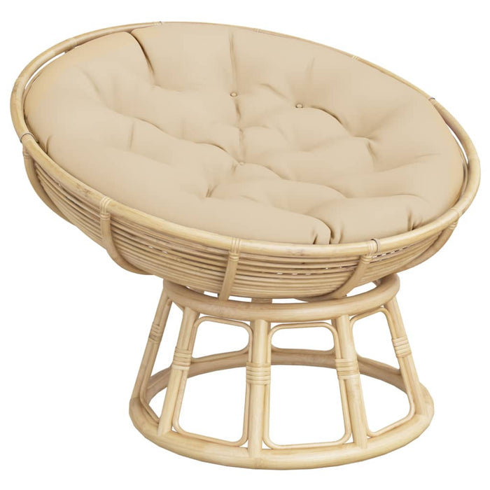 Pernă rotundă bej, Ø 100 x11 cm, țesătură Oxford - WALTI WALTI