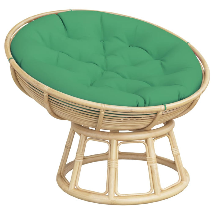 Pernă rotundă verde, Ø 100 x11 cm, țesătură Oxford - WALTI WALTI