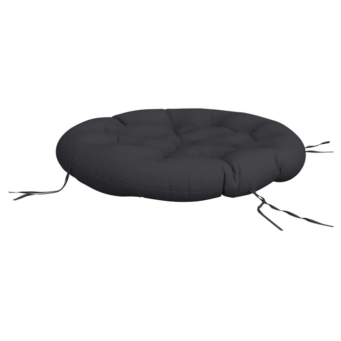 Pernă rotundă negru, Ø 100 x11 cm, țesătură Oxford - WALTI WALTI