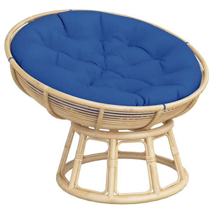 Pernă rotundă albastru regal, Ø 100 x11 cm, țesătură Oxford - WALTI WALTI