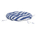 Pernă rotundă dungi albastre/albe, Ø100 x11 cm, textil Oxford - WALTI WALTI