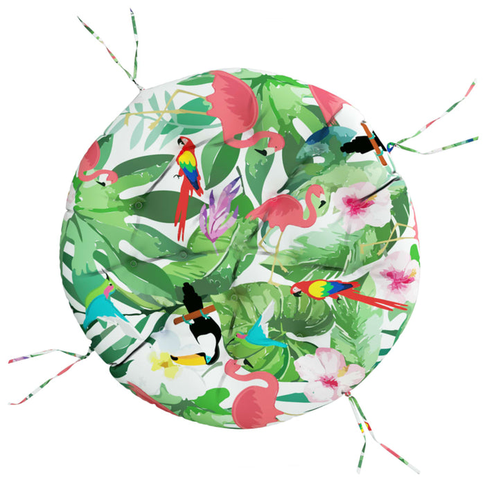 Pernă rotundă multicolor, Ø 100 x11 cm, țesătură Oxford - WALTI WALTI