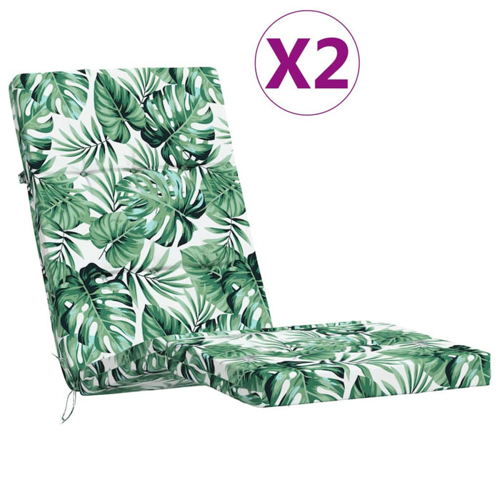 Perne scaun de terasă, 2 buc, model frunze, textil Oxford - WALTI WALTI