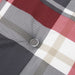 Perne scaun de terasă, 2 buc, roșu, carouri, textil Oxford - WALTI WALTI