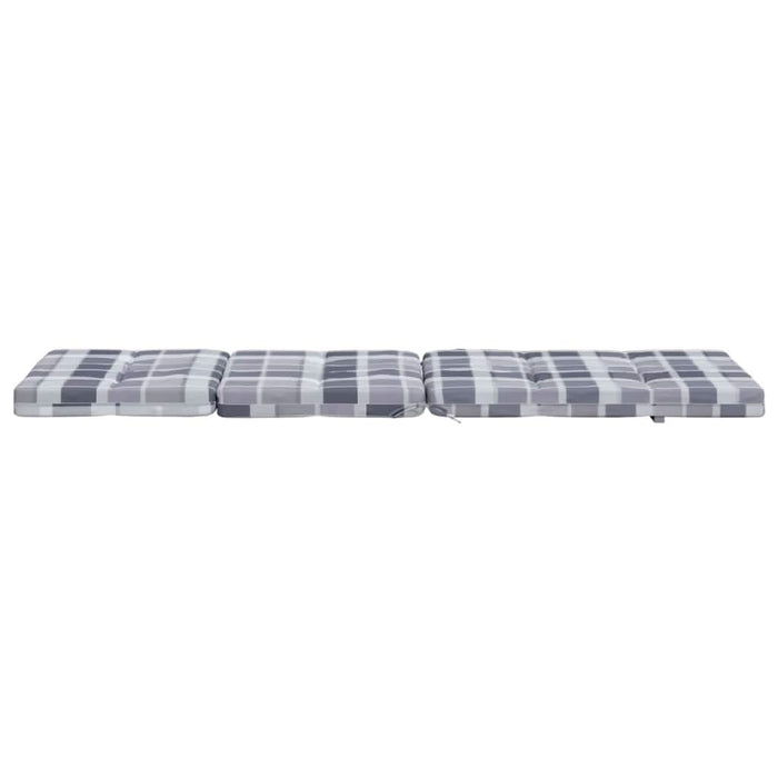 Perne scaun de terasă, 2 buc, gri, carouri, textil Oxford - WALTI WALTI