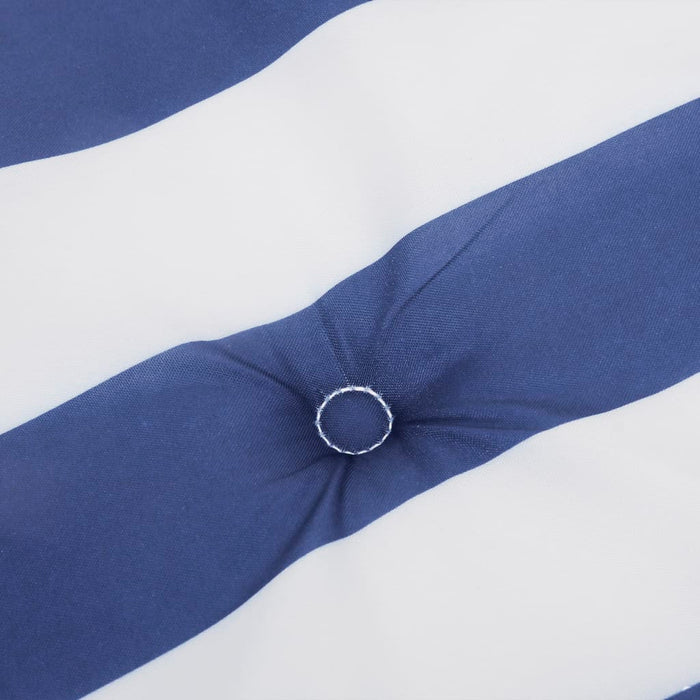 Perne scaun de terasă 2 buc. dungi albastre&albe, textil oxford WALTI
