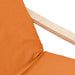 Scaun de relaxare cu taburet, galben închis, material textil - WALTI WALTI