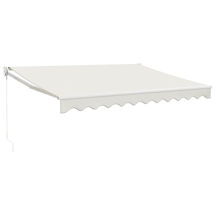 Copertină retractabilă, crem, 3x2,5 m, textil și aluminiu - WALTI WALTI