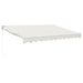 Copertină retractabilă, crem, 3x2,5 m, textil și aluminiu - WALTI WALTI