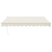 Copertină retractabilă, crem, 3x2,5 m, textil și aluminiu - WALTI WALTI