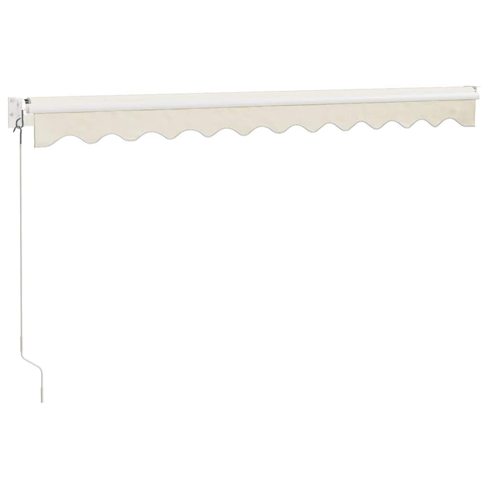 Copertină retractabilă, crem, 3x2,5 m, textil și aluminiu - WALTI WALTI