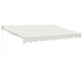 Copertină retractabilă, crem, 3,5x2,5 m, textil și aluminiu - WALTI WALTI