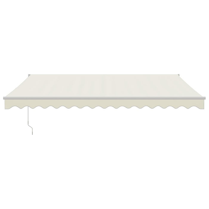 Copertină retractabilă, crem, 4x3 m, textil și aluminiu - WALTI WALTI