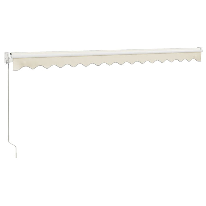 Copertină retractabilă, crem, 4x3 m, textil și aluminiu - WALTI WALTI