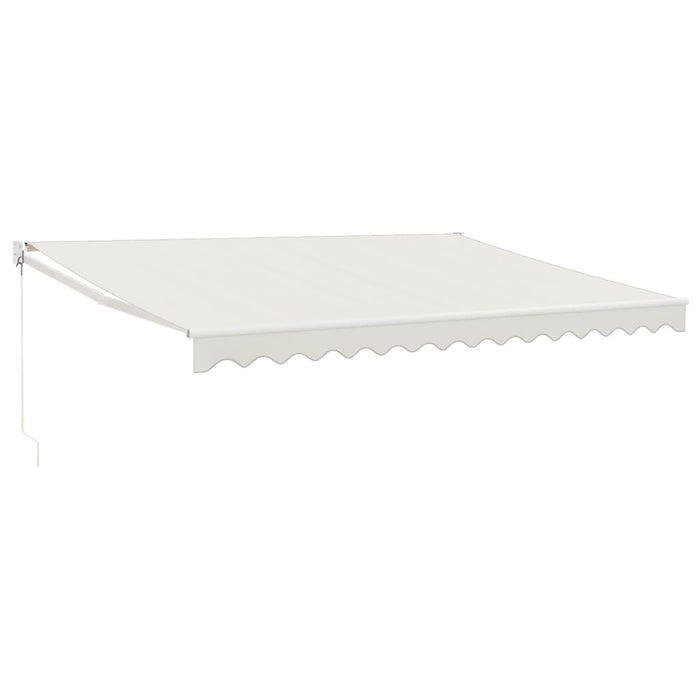 Copertină retractabilă, crem, 4,5x3 m, textil și aluminiu - WALTI WALTI