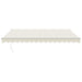 Copertină retractabilă, crem, 4,5x3 m, textil și aluminiu - WALTI WALTI