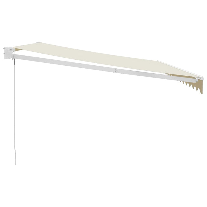 Copertină retractabilă, crem, 4,5x3 m, textil și aluminiu - WALTI WALTI