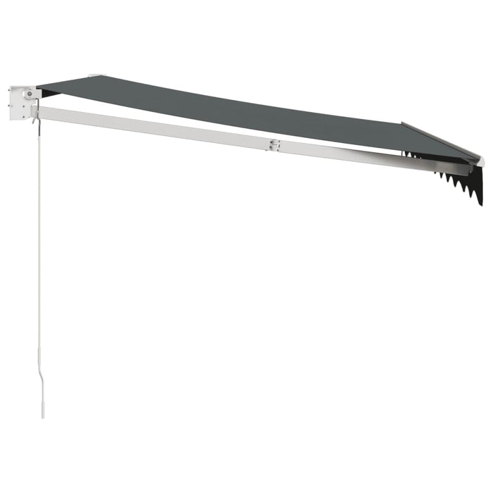 Copertină retractabilă, antracit, 3x2,5 m, textil și aluminiu - WALTI WALTI