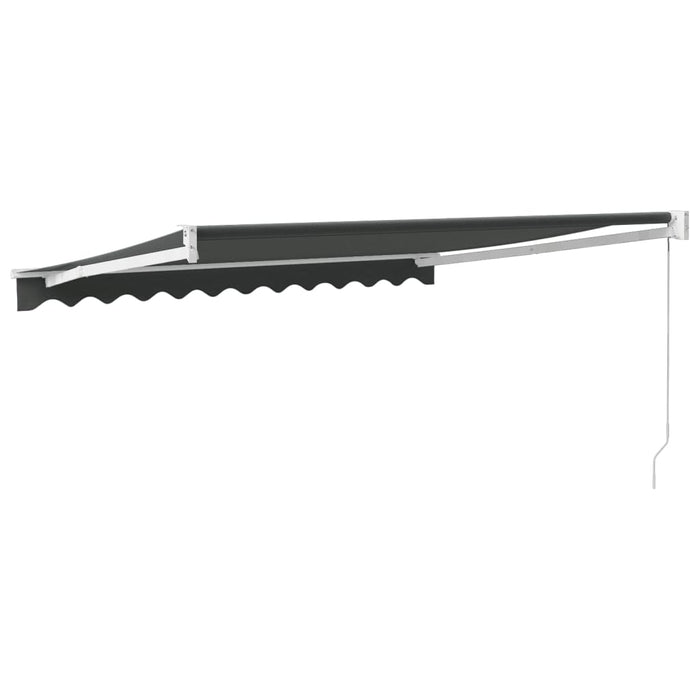 Copertină retractabilă, antracit, 3x2,5 m, textil și aluminiu - WALTI WALTI