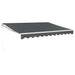 Copertină retractabilă, antracit, 3,5x2,5 m, textil și aluminiu - WALTI WALTI
