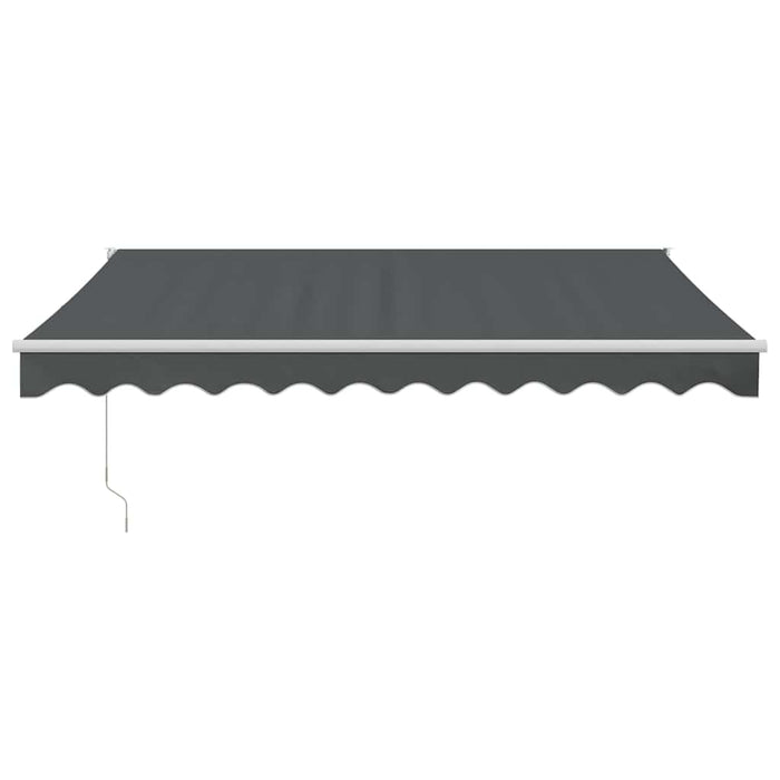 Copertină retractabilă, antracit, 3,5x2,5 m, textil și aluminiu - WALTI WALTI