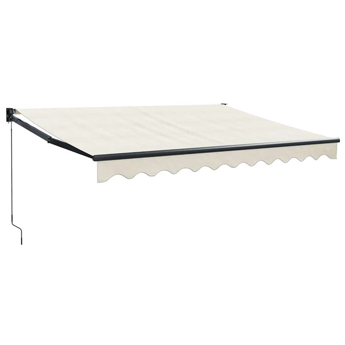 Copertină retractabilă, crem, 3x2,5 m, textil și aluminiu - WALTI WALTI