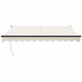 Copertină retractabilă, crem, 3x2,5 m, textil și aluminiu - WALTI WALTI