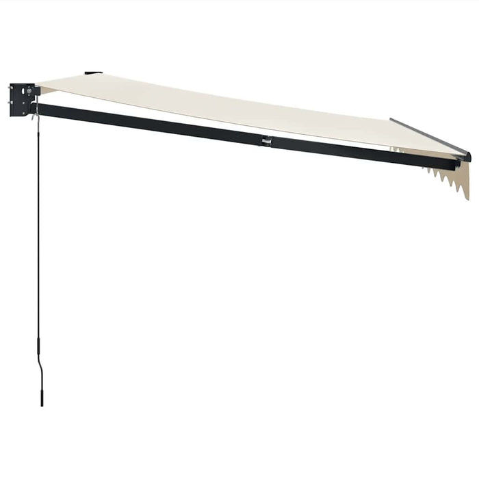 Copertină retractabilă, crem, 3x2,5 m, textil și aluminiu - WALTI WALTI