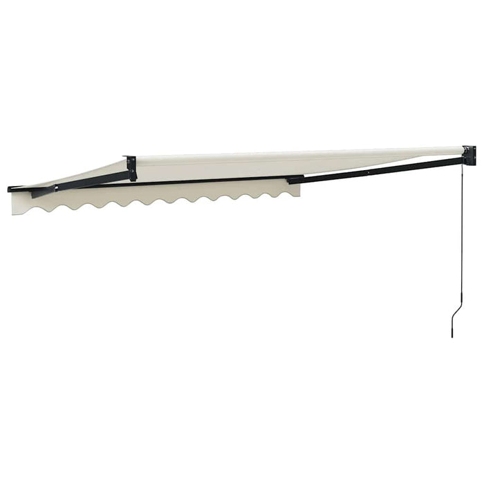 Copertină retractabilă, crem, 3x2,5 m, textil și aluminiu - WALTI WALTI