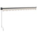 Copertină retractabilă, crem, 3x2,5 m, textil și aluminiu - WALTI WALTI