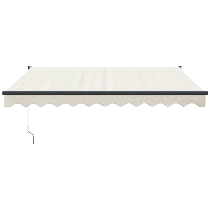 Copertină retractabilă, crem, 3,5x2,5 m, textil și aluminiu - WALTI WALTI