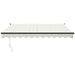 Copertină retractabilă, crem, 3,5x2,5 m, textil și aluminiu - WALTI WALTI