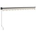 Copertină retractabilă, crem, 3,5x2,5 m, textil și aluminiu - WALTI WALTI