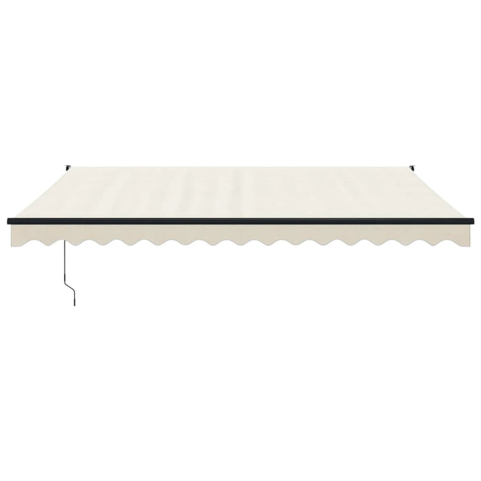 Copertină retractabilă, crem, 4,5x3 m, textil și aluminiu - WALTI WALTI