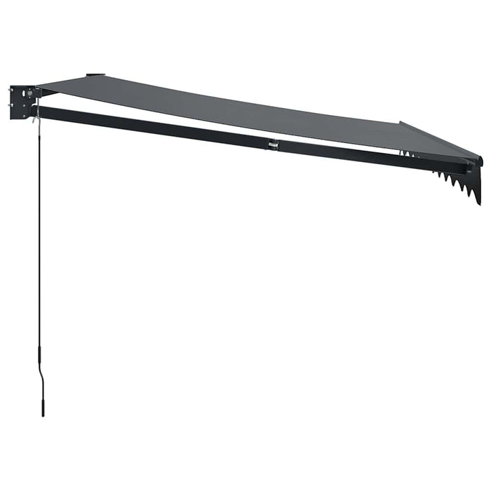 Copertină retractabilă, antracit, 3x2,5 m, textil și aluminiu - WALTI WALTI