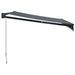 Copertină retractabilă, antracit, 3x2,5 m, textil și aluminiu - WALTI WALTI