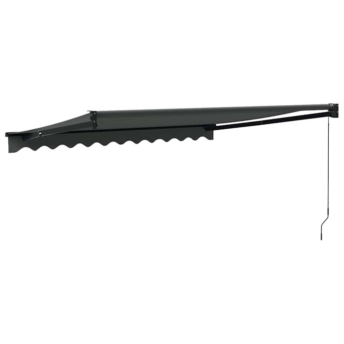 Copertină retractabilă, antracit, 3x2,5 m, textil și aluminiu - WALTI WALTI